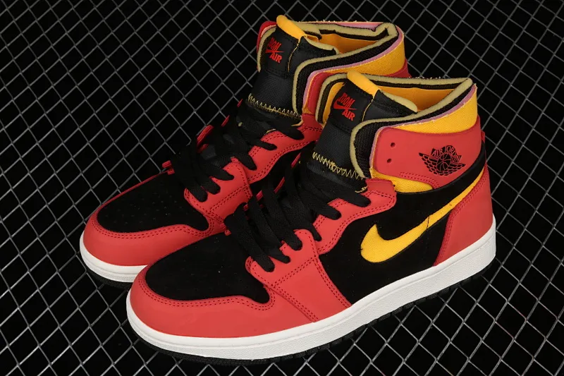 All categories Air Jordan Jordan series basketball shoes Air Jordan 1 High Z version Air Jordan 1 Zoom CMFT AJ Joe 1 black red yellow hook CT0978-006